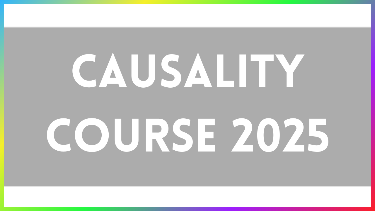 (Casual) Causality Course 2025